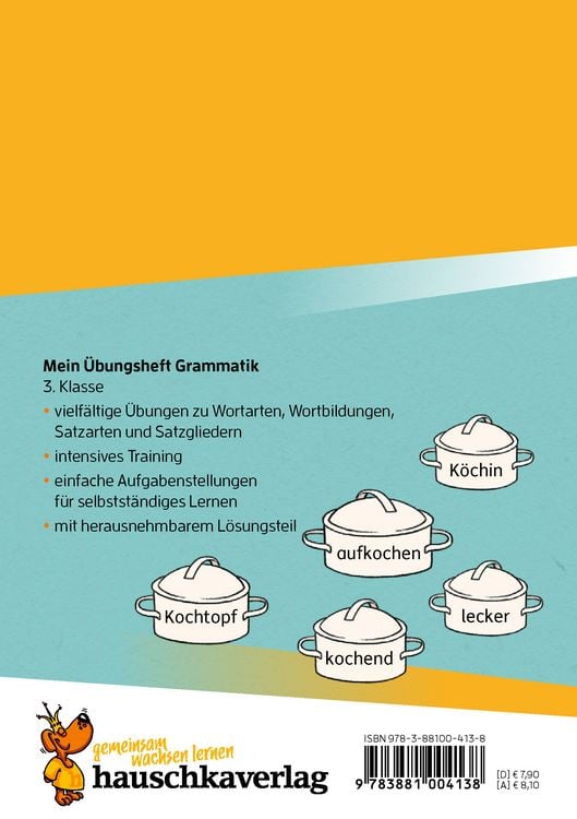 Produktbild: Mein &Uuml;bungsheft Grammatik 3. Klasse