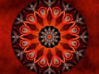 Produktbild: CALVENDO Puzzle Mandala gl&uuml;hende Leidenschaft | 1000 Teile Lege-Gr&ouml;&szlig;e 64x48cm Foto-Puzzle f&uuml;r gl&uuml;ckliche Stunden