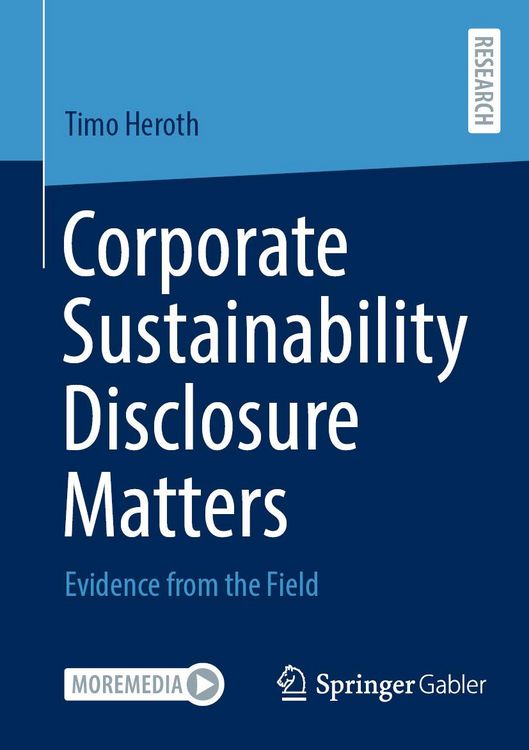 Produktbild: Corporate Sustainability Disclosure Matters