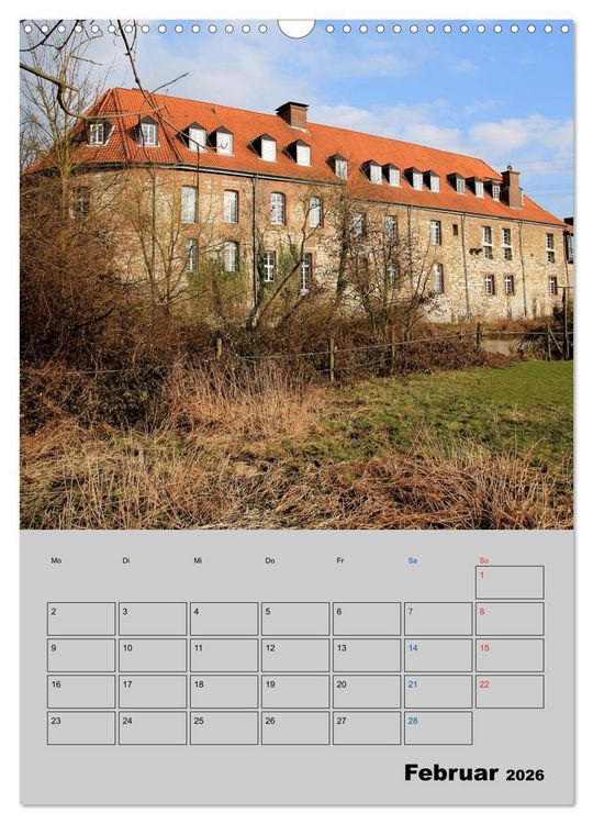 Produktbild: D&uuml;sseldorfer Burgen und Schl&ouml;sser (Wandkalender 2026 DIN A3 hoch), CALVENDO Monatskalender