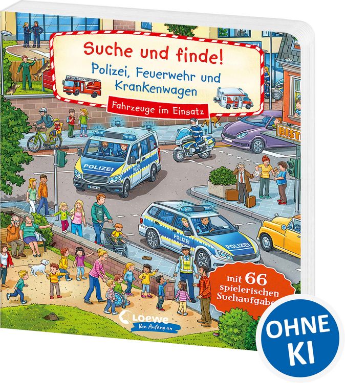 Produktbild: Suche und finde! Polizei, Feuerwehr und Krankenwagen
