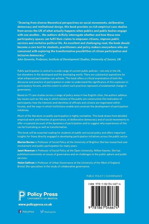 Produktbild: Power, participation and political renewal