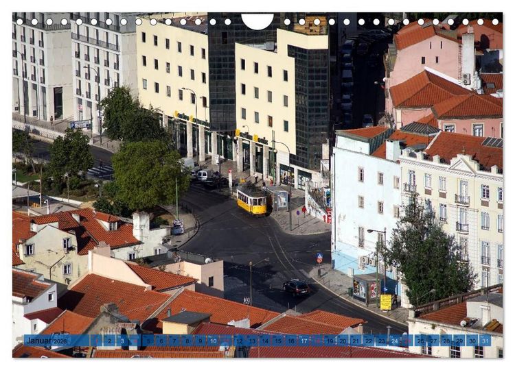 Produktbild: BlickPunkt Lissabon (Wandkalender 2026 DIN A4 quer), CALVENDO Monatskalender