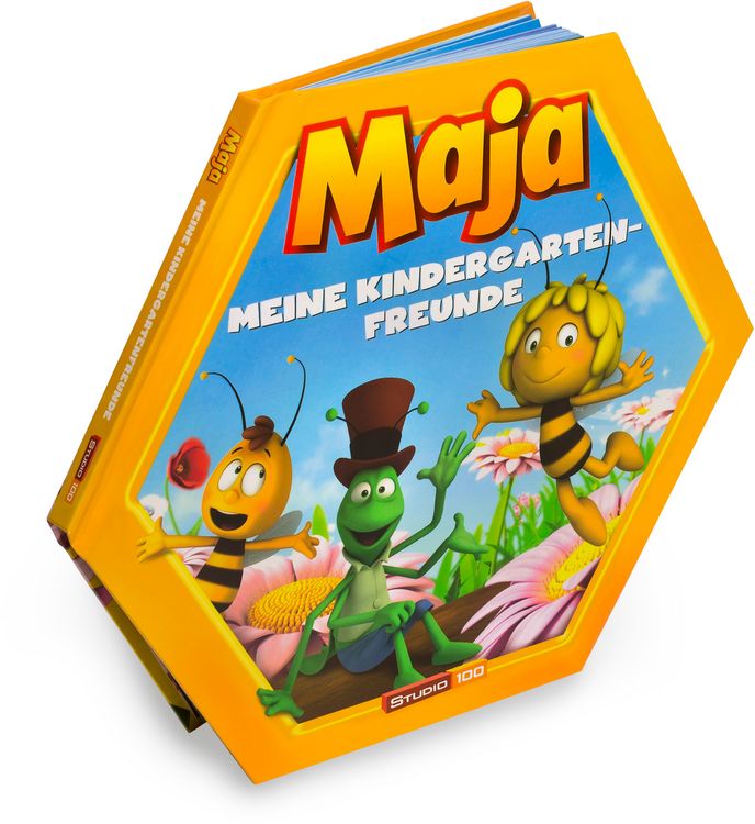 Produktbild: Biene Maja Kindergartenfreundebuch in Wabenform