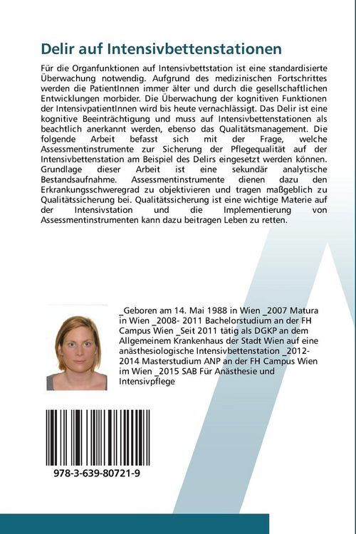Produktbild: Delir auf Intensivbettenstationen