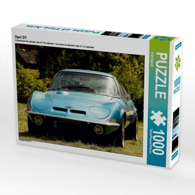 Produktbild: CALVENDO Puzzle Opel GT | 1000 Teile Lege-Gr&ouml;&szlig;e 64x48cm Foto-Puzzle f&uuml;r gl&uuml;ckliche Stunden