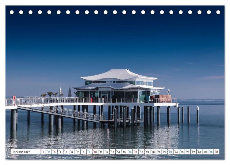 Produktbild: Die Ostseek&uuml;ste von Neustadt bis Travem&uuml;nde (Tischkalender 2027 DIN A5 quer), CALVENDO Monatskalender