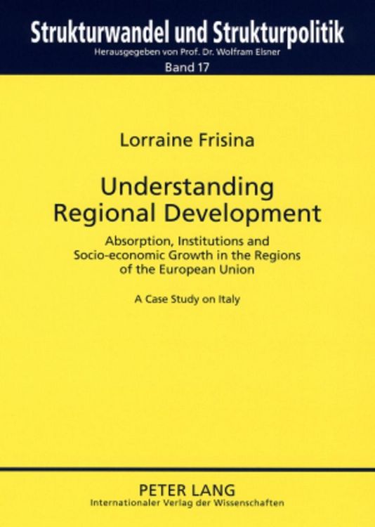 Produktbild: Understanding Regional Development