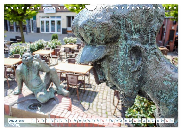 Produktbild: Hansestadt Wesel - Impressionen vom Niederrhein (Wandkalender 2026 DIN A4 quer), CALVENDO Monatskalender