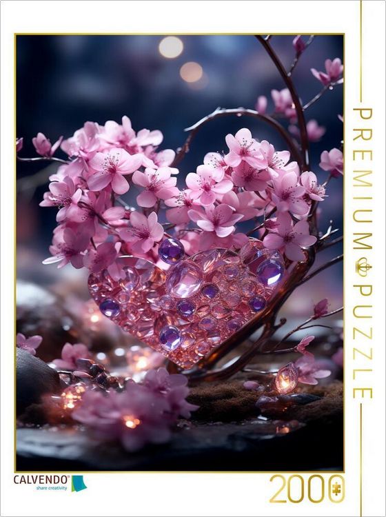 Produktbild: CALVENDO Puzzle Fr&uuml;hlings-Herz | 2000 Teile Lege-Gr&ouml;&szlig;e 90x67cm Foto-Puzzle f&uuml;r gl&uuml;ckliche Stunden