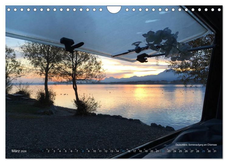 Produktbild: Vanlife - Leben, fahren, frei sein mit dem Wohnmobil (Wandkalender 2026 DIN A4 quer), CALVENDO Monatskalender