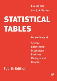 Produktbild: Statistical Tables
