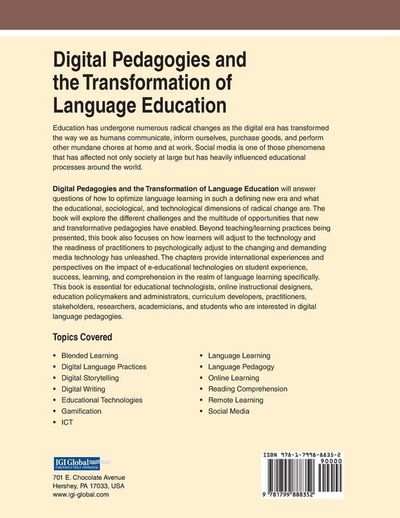 Produktbild: Digital Pedagogies and the Transformation of Language Education