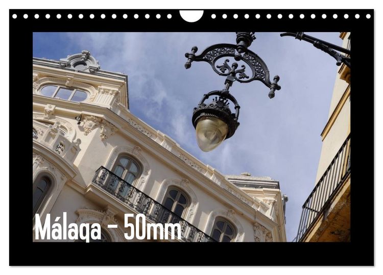 Produktbild: M&aacute;laga - 50mm (Wandkalender 2026 DIN A4 quer), CALVENDO Monatskalender