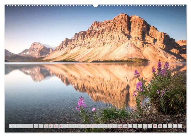 Produktbild: Die kanadischen Rockies (Wandkalender 2026 DIN A2 quer), CALVENDO Monatskalender