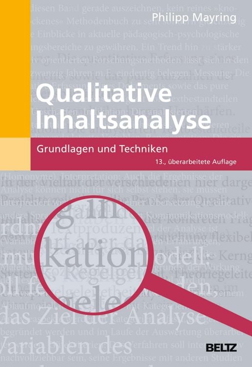 Produktbild: Qualitative Inhaltsanalyse