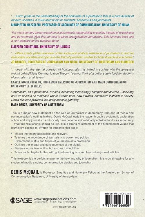 Produktbild: Journalism and Society