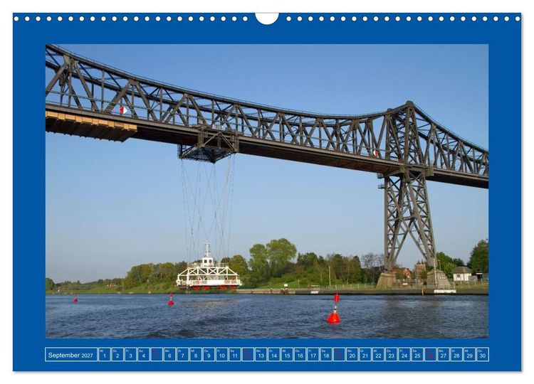 Produktbild: Unterwegs auf dem Nord-Ostsee-Kanal (Wandkalender 2027 DIN A3 quer), CALVENDO Monatskalender