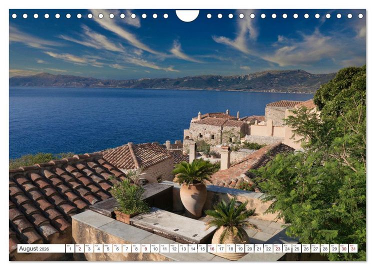 Produktbild: Greece Beyond Summer (Wall Calendar 2026 DIN A4 landscape), CALVENDO 12 Month Wall Calendar