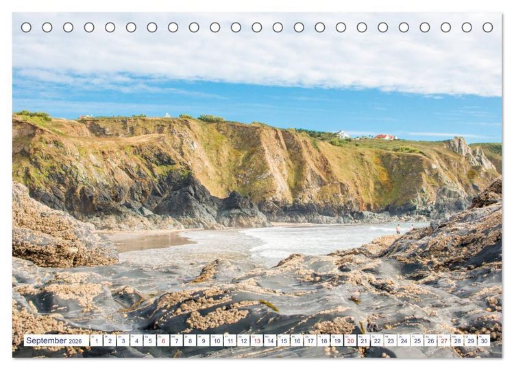 Produktbild: Cornwall Impressionen (Tischkalender 2026 DIN A5 quer), CALVENDO Monatskalender