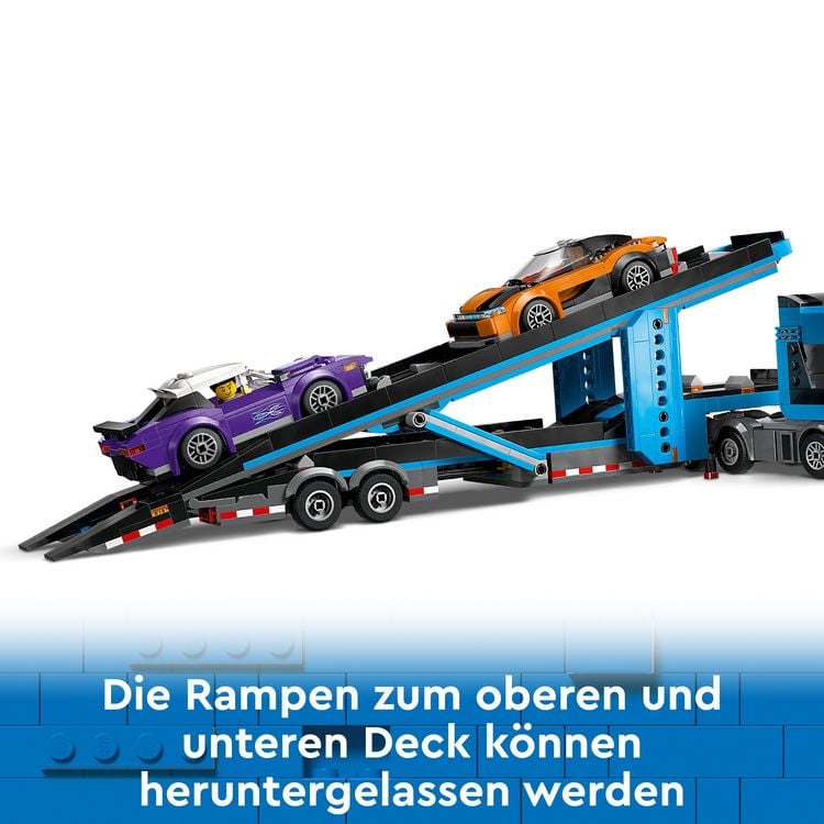 Produktbild: LEGO City Autotransporter mit Sportwagen, LKW-Spielzeug 60408