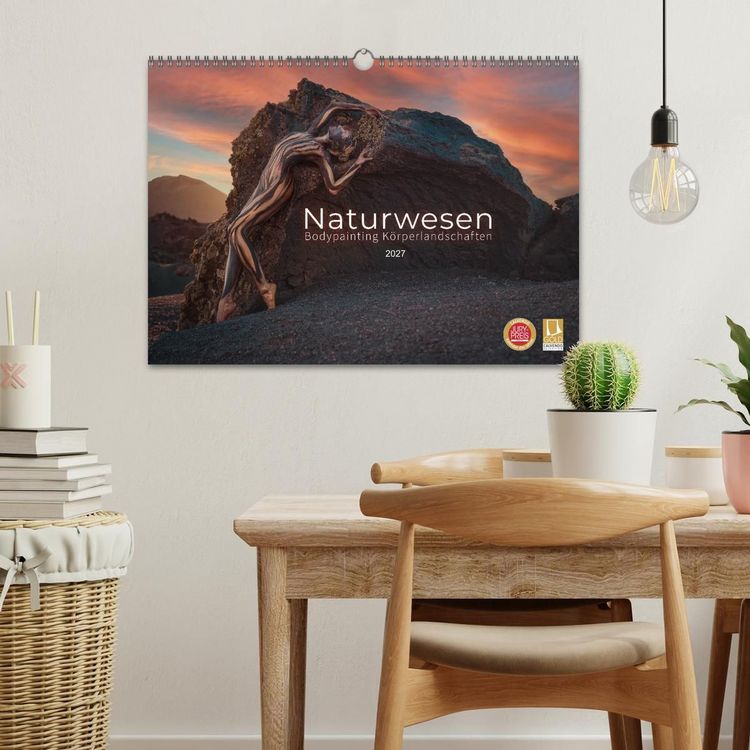 Produktbild: Naturwesen - Bodypainting K&ouml;rperlandschaften (Wandkalender 2027 DIN A3 quer), CALVENDO Monatskalender