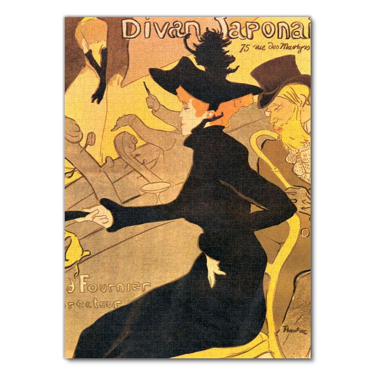 Produktbild: Lais Puzzle Henri de Toulouse-Lautrec - Divan Japonais, Plakat 1000 Teile
