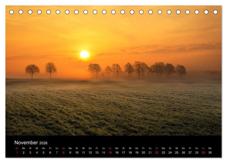 Produktbild: (Ost)Friesische Landschaften (Tischkalender 2026 DIN A5 quer), CALVENDO Monatskalender