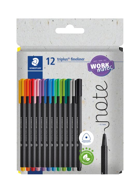 Produktbild: STAEDTLER triplus fineliner 334 Fineliner, 12er Set, 334 C12