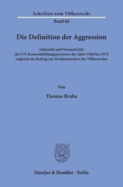 Produktbild: Die Definition der Aggression.