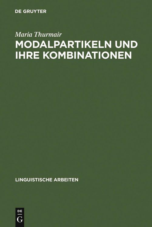 Produktbild: Modalpartikeln und ihre Kombinationen