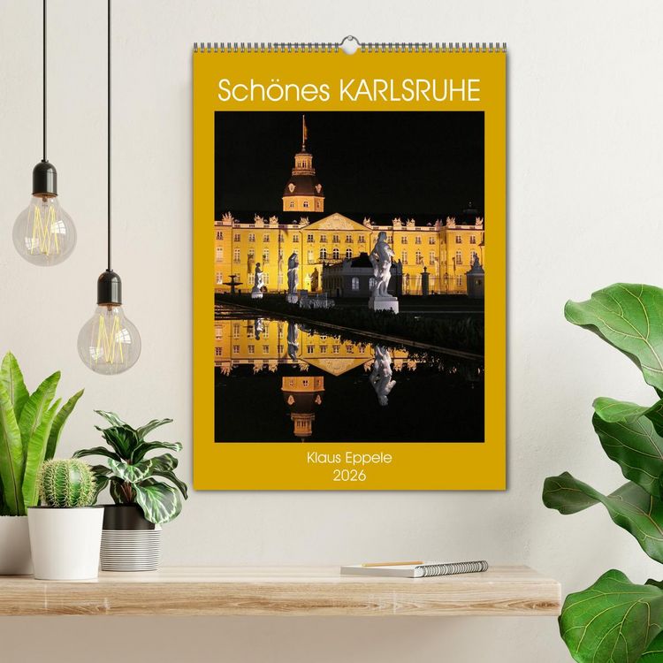 Produktbild: Sch&ouml;nes Karlsruhe (Wandkalender 2026 DIN A2 hoch), CALVENDO Monatskalender