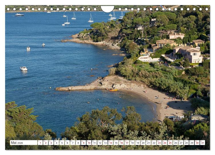 Produktbild: C&ocirc;te d&rsquo;Azur - Sehnsuchtsort am Mittelmeer (Wandkalender 2026 DIN A4 quer), CALVENDO Monatskalender