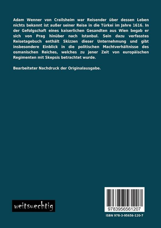 Produktbild: Reisebuch von Prag aus bis gen Konstantinopel