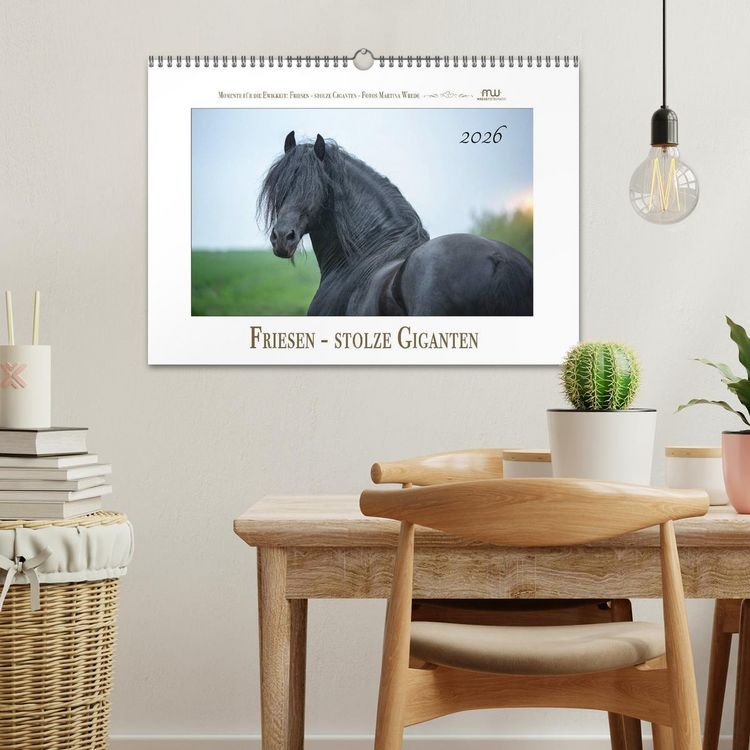 Produktbild: Friesen - stolze Giganten (Wandkalender 2026 DIN A3 quer), CALVENDO Monatskalender