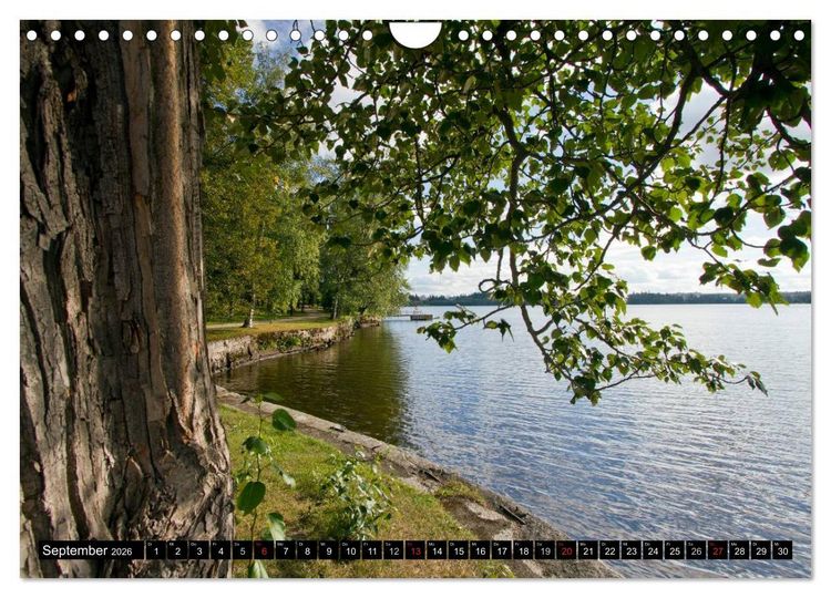 Produktbild: FINNLAND &ndash; Traumhafte Landschaften (CH - Version) (Wandkalender 2026 DIN A4 quer), CALVENDO Monatskalender
