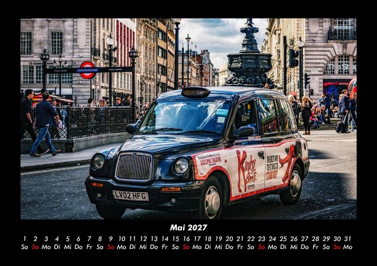 Produktbild: London 2027 Fotokalender DIN A3