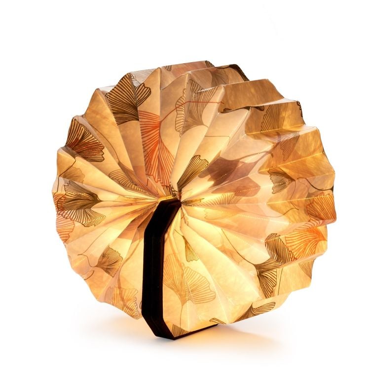 Produktbild: Velvet Accordion Light - Stimmungslicht in Akkordeonform Gingko