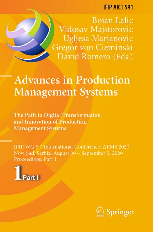 Produktbild: Advances in Production Management Systems. The Path to Digital Transformation and Innovation of Production Management Systems