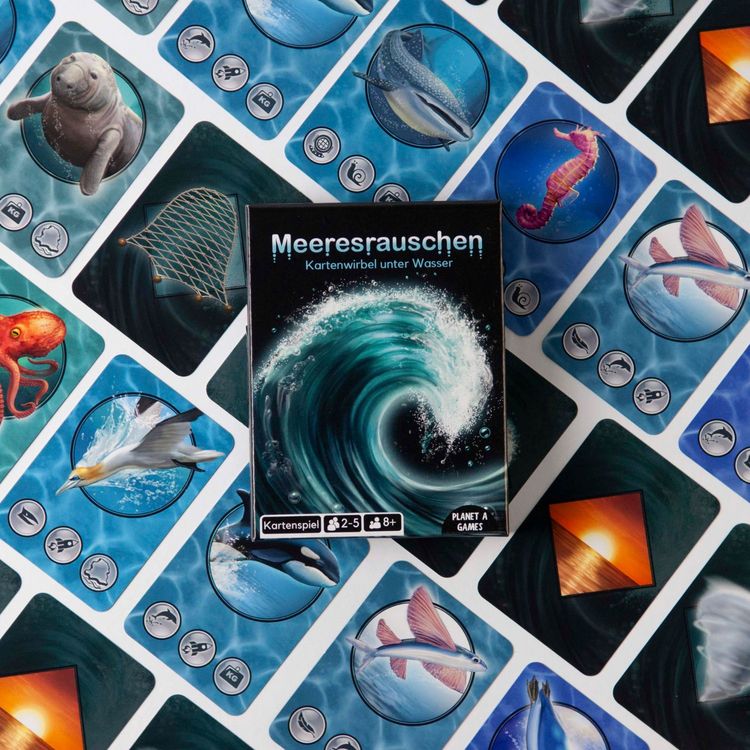 Produktbild: Meeresrauschen - Kartenwirbel unter Wasser