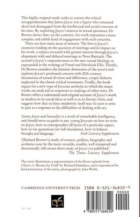 Produktbild: James Joyce and Sexuality