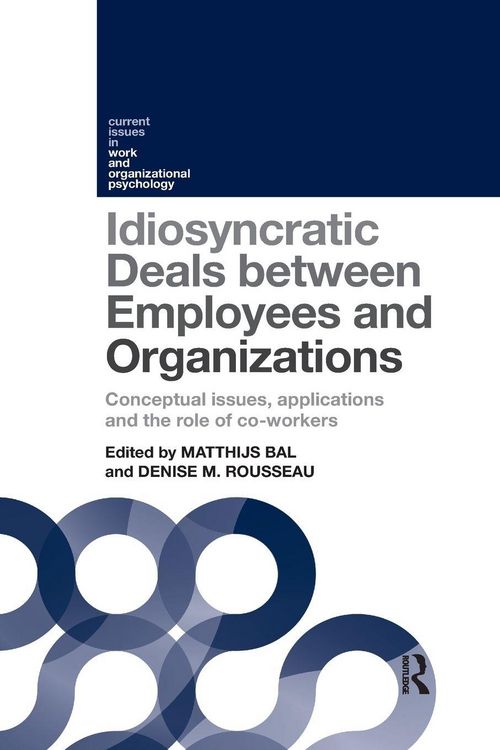 Produktbild: Idiosyncratic Deals between Employees and Organizations
