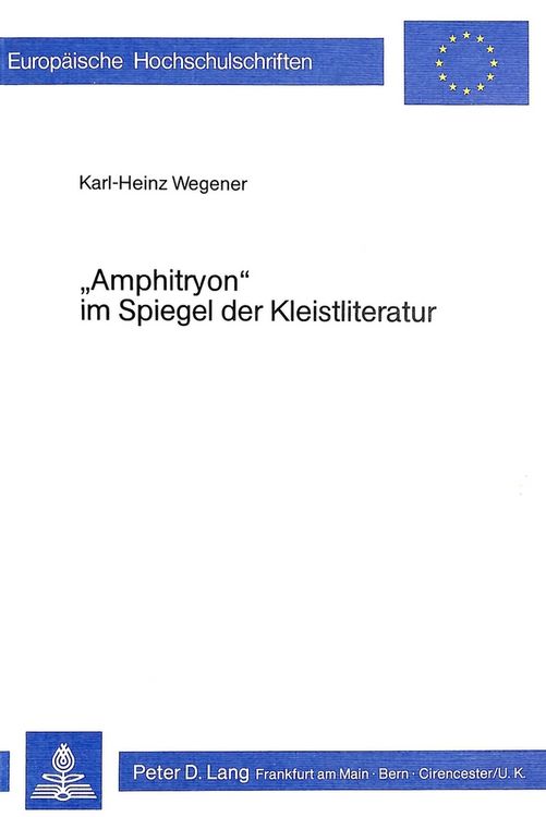 Produktbild: &laquo;Amphitryon&raquo; im Spiegel der Kleistliteratur