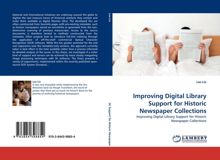 Produktbild: Improving Digital Library Support for Historic Newspaper Collections