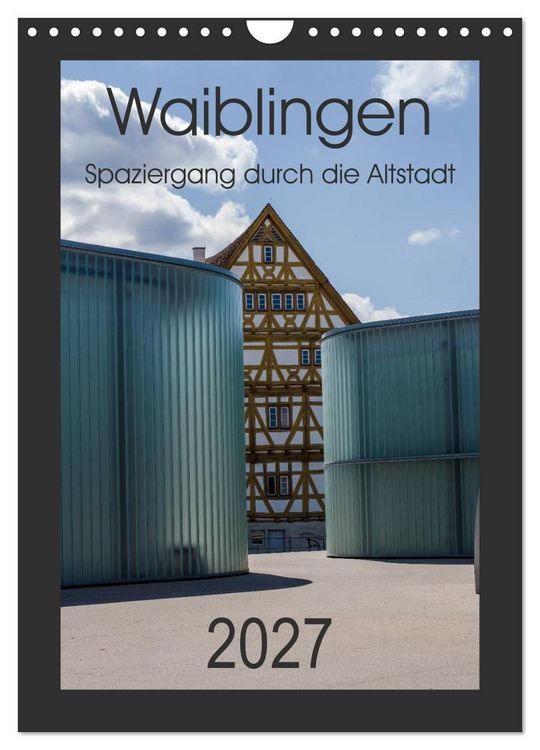 Produktbild: Waiblingen - Spaziergang durch die Altstadt (Wandkalender 2027 DIN A4 hoch), CALVENDO Monatskalender
