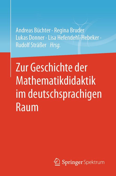 Produktbild: Zur Geschichte der Mathematikdidaktik im deutschsprachigen Raum