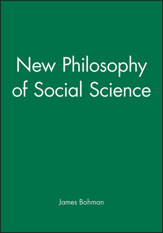 Produktbild: New Philosophy of Social Science