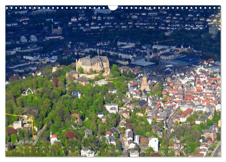 Produktbild: Marburg 2026 (Wandkalender 2026 DIN A3 quer), CALVENDO Monatskalender