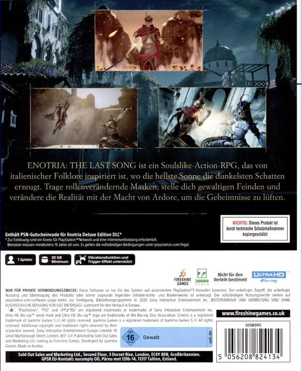 Fireshine Games Enotria: The Last Song Deluxe Edition