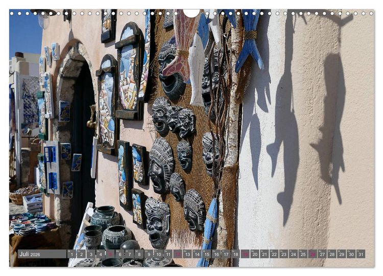 Produktbild: Santorini - Insel ewiger Liebe (Wandkalender 2026 DIN A3 quer), CALVENDO Monatskalender